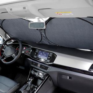 אולזול לרכב H2CNC Auto Car Front Rear Window Foldable Visor Sun Shade Windshield Cover Block 147cm x 69cm
